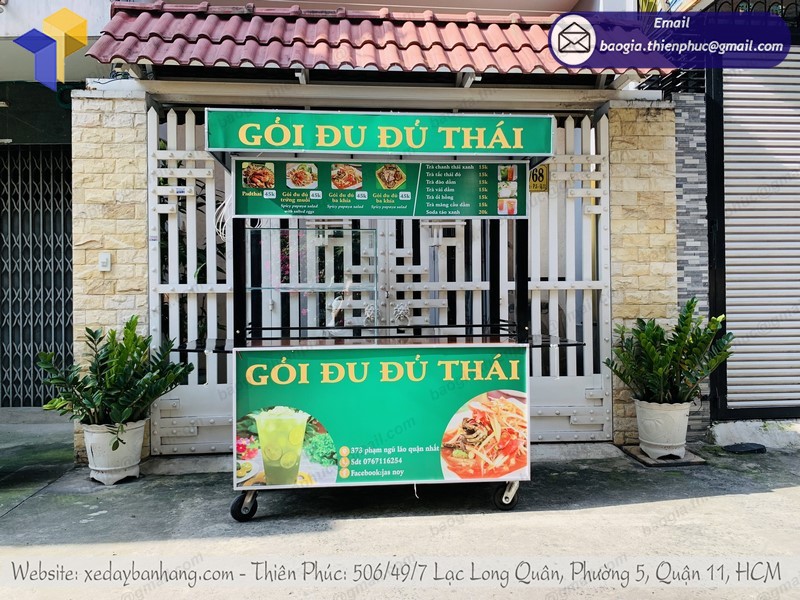 Vì sao nên lập ngay kế hoạch bán hàng xe bán gỏi đu đủ bằng sắt?